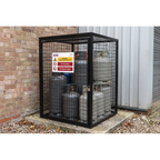 Gas Cylinder Safety Cage - 4 x 47kg GCSC447