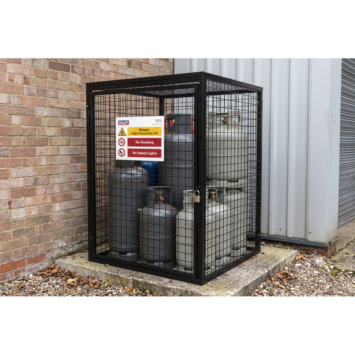 Gas Cylinder Safety Cage - 4 x 47kg GCSC447