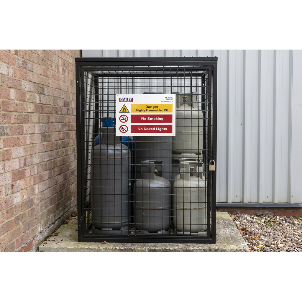 Gas Cylinder Safety Cage - 4 x 47kg GCSC447