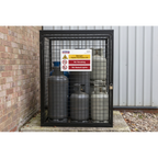 Gas Cylinder Safety Cage - 4 x 47kg GCSC447