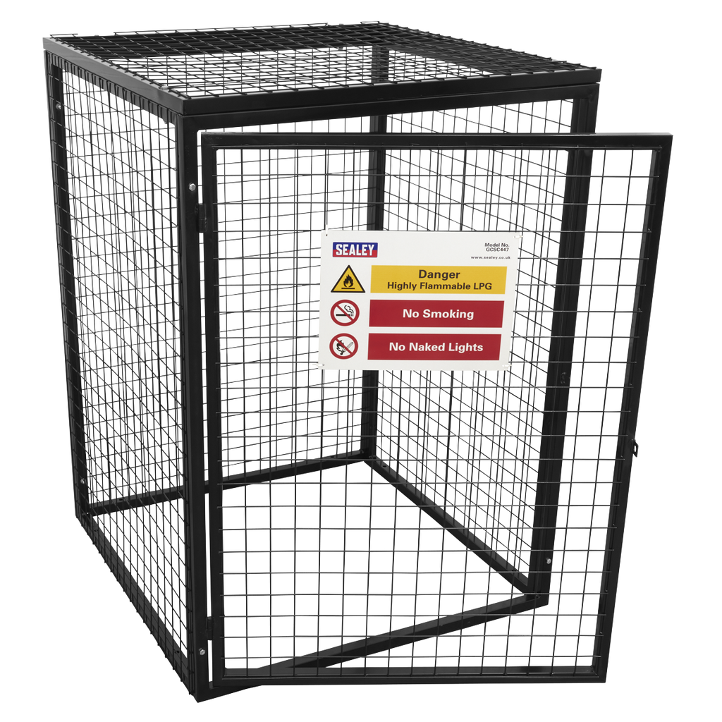 Gas Cylinder Safety Cage - 4 x 47kg GCSC447
