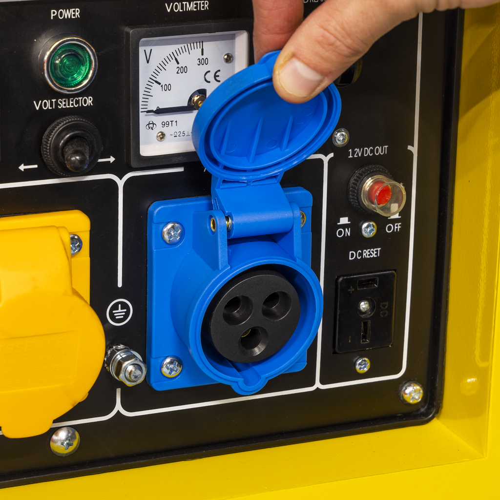 6000W Generator 13hp 4-Stroke Engine 110/230V GG7500