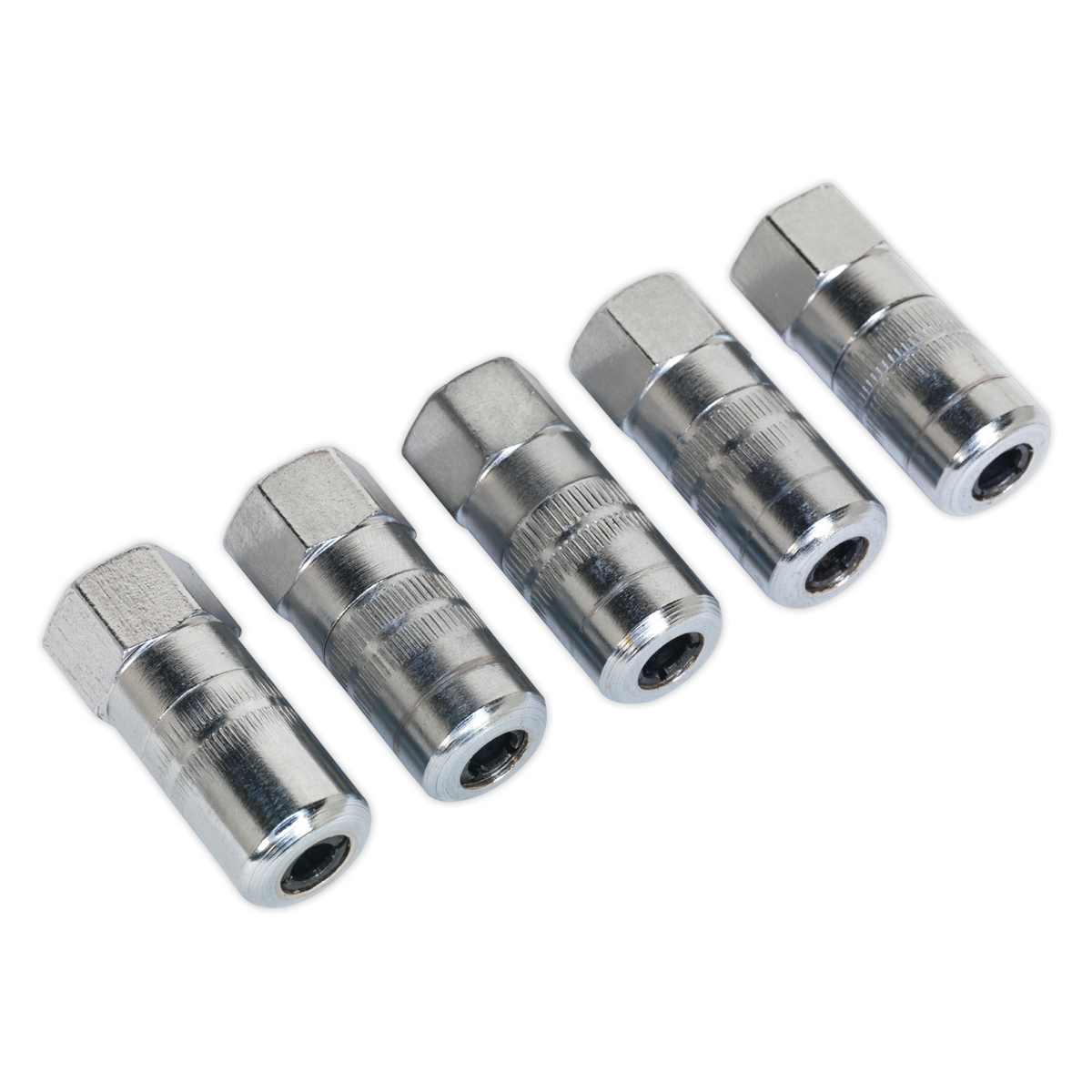 4-Jaw Heavy-Duty Hydraulic Connector 1/8"BSP - Pack of 5 GGE5
