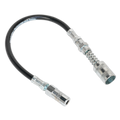 Flexible Rubber Grease Gun Delivery Hose with 4-Jaw Connector & Quick Release Coupling 300mm GGSF300
