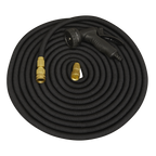 15m Premium Expandable Garden Hose - Black GH15E