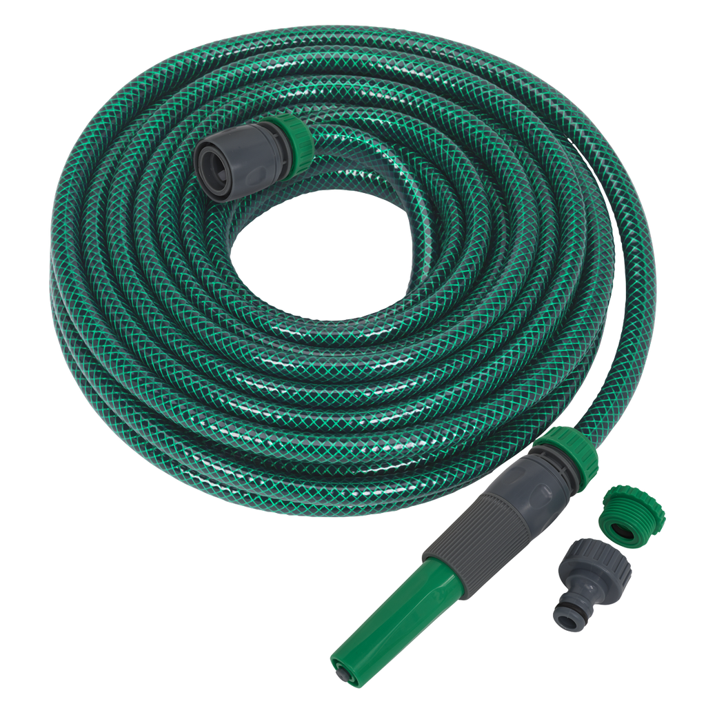 15m Water Hose with Fittings GH15R/12