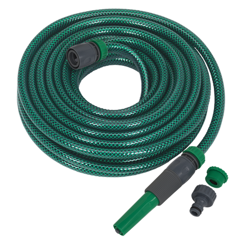 15m Water Hose with Fittings GH15R/12