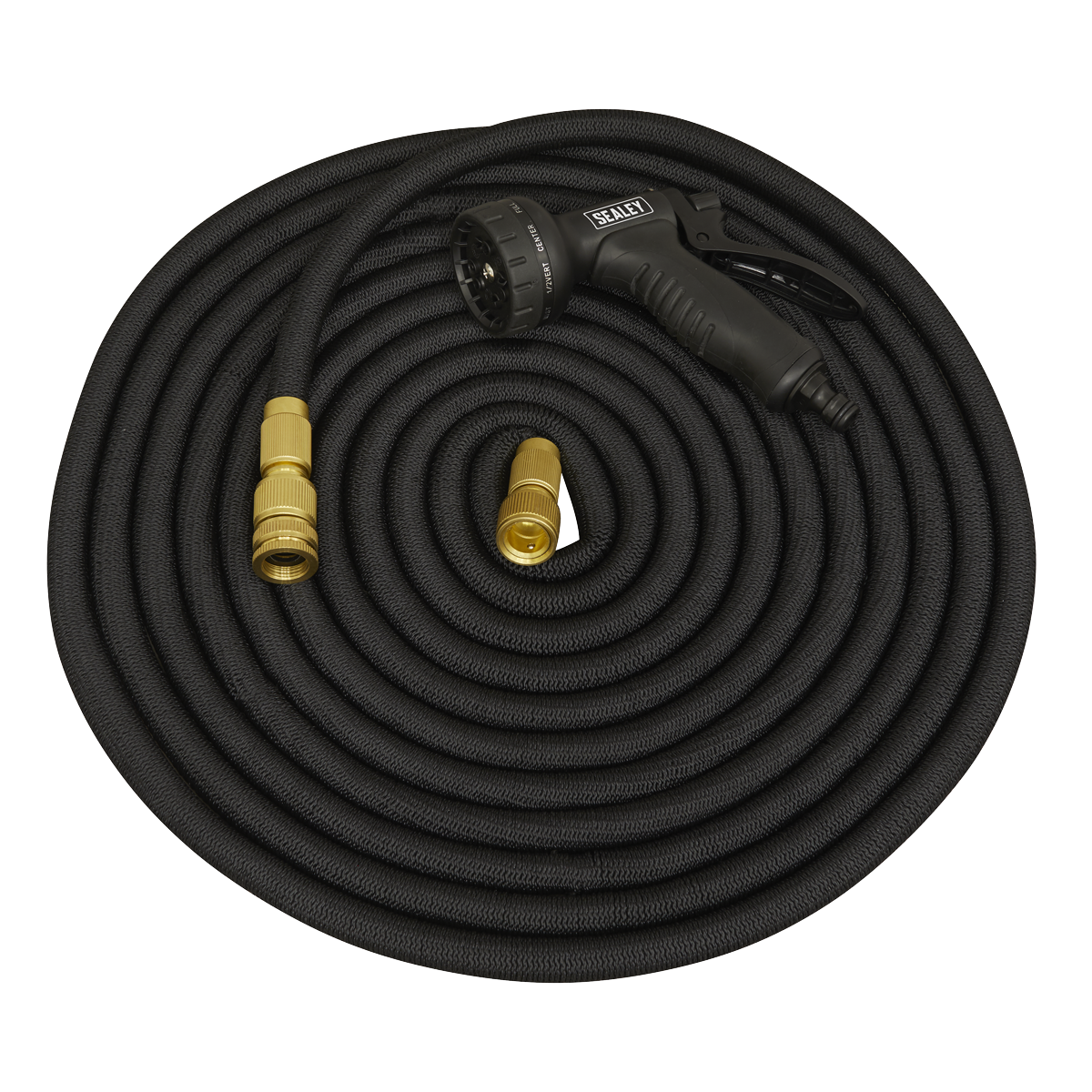 30m Premium Expandable Garden Hose Ø17mm - Black GH30E