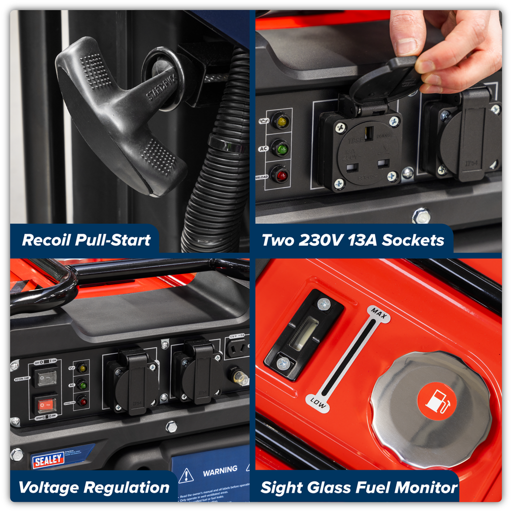 3500W Inverter Generator 4-Stroke Engine 230V GI3500