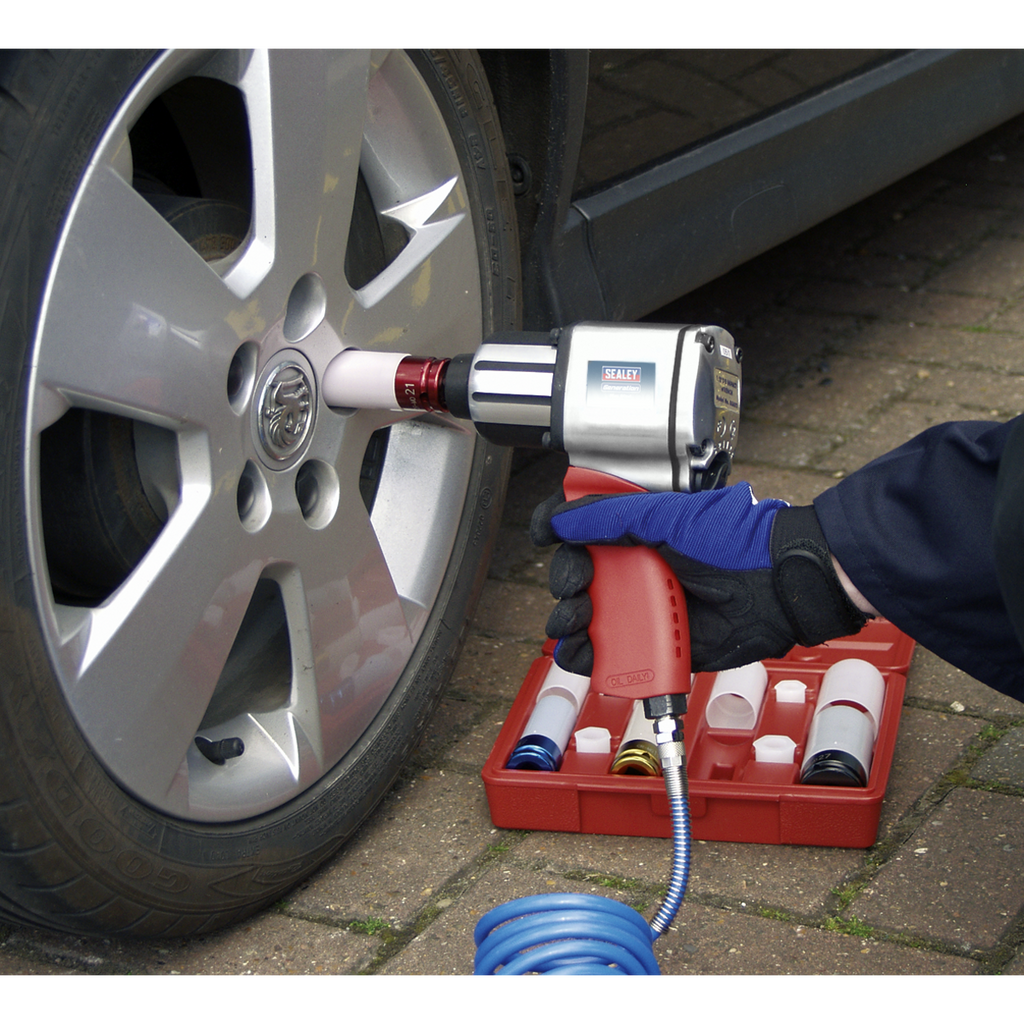 Twin Hammer Air Impact Wrench 1/2"Sq Drive GSA02