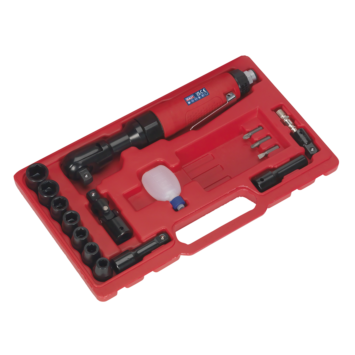 Air Ratchet Wrench Kit 1/2"Sq Drive GSA21KIT