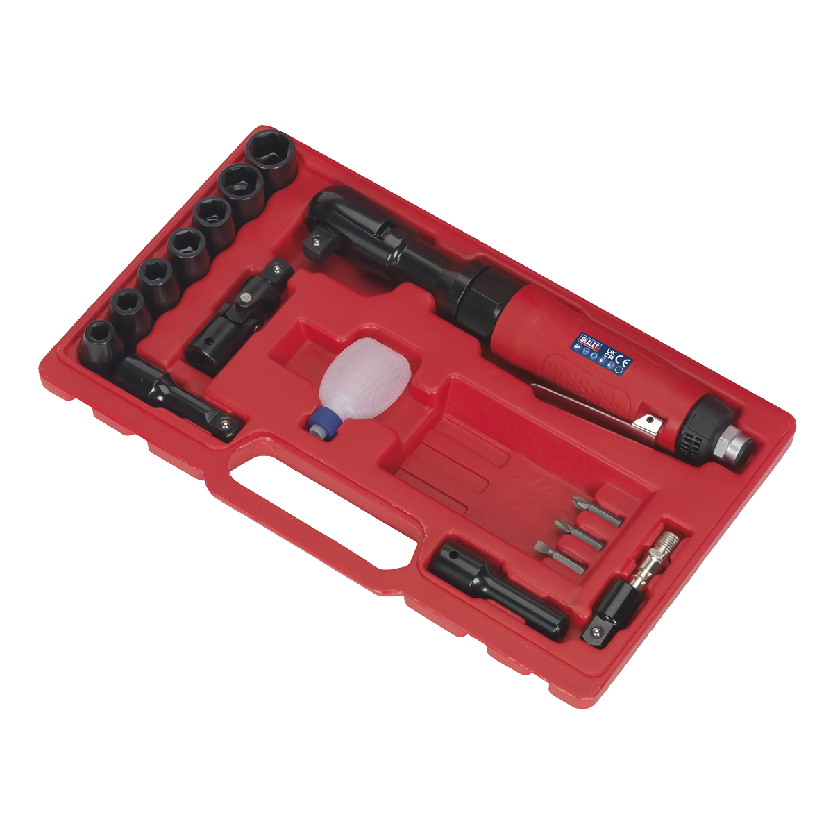Air Ratchet Wrench Kit 1/2"Sq Drive GSA21KIT