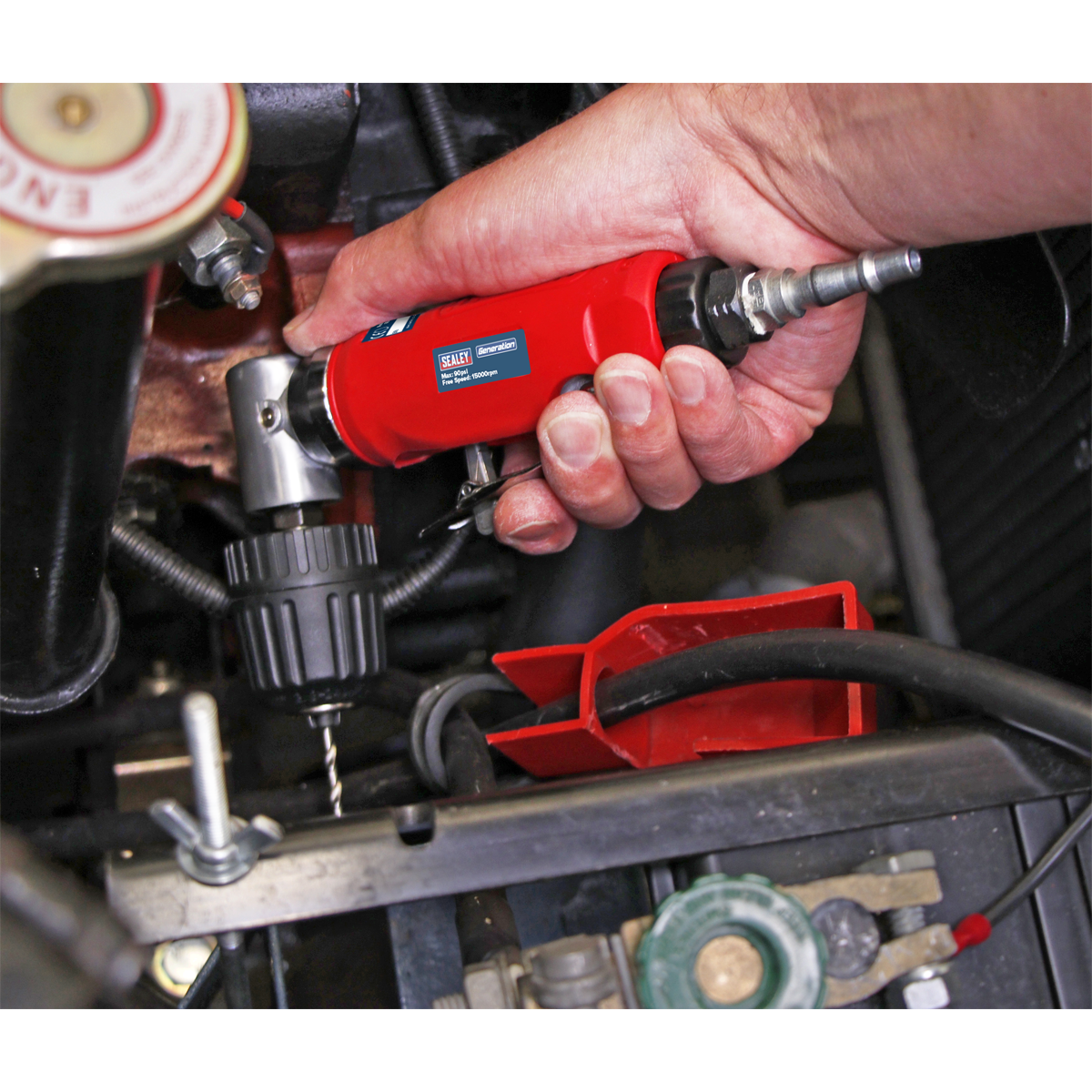 Air Angle Drill with Keyless Chuck 10mm GSA231