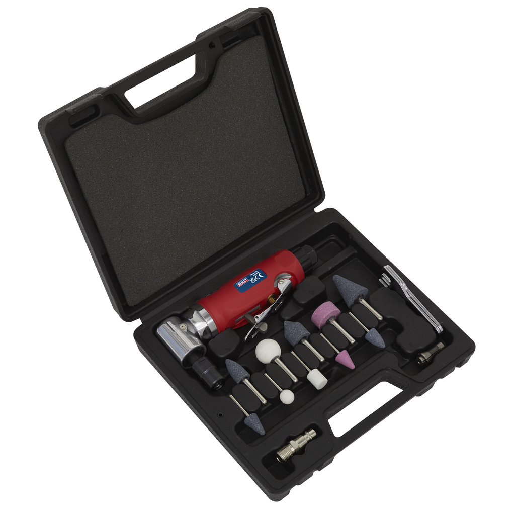 90° Angle Air Die Grinder Kit 15pc GSA675