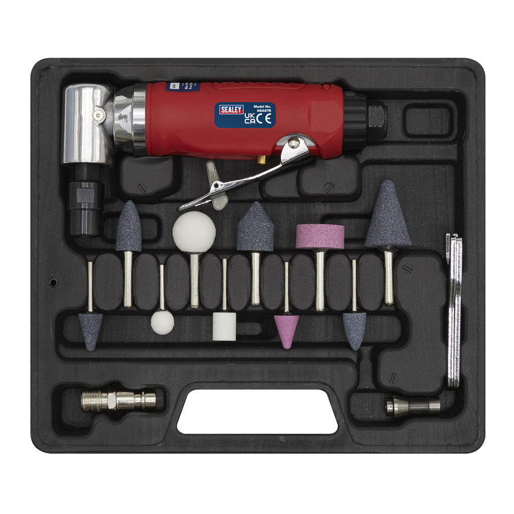 90° Angle Air Die Grinder Kit 15pc GSA675