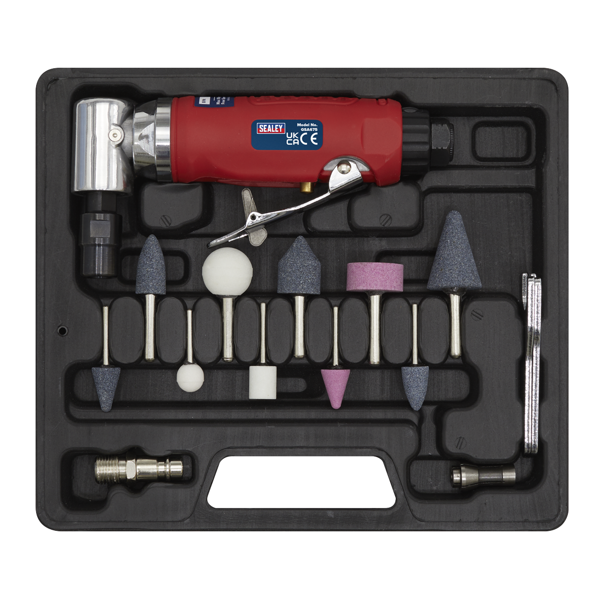 90° Angle Air Die Grinder Kit 15pc GSA675