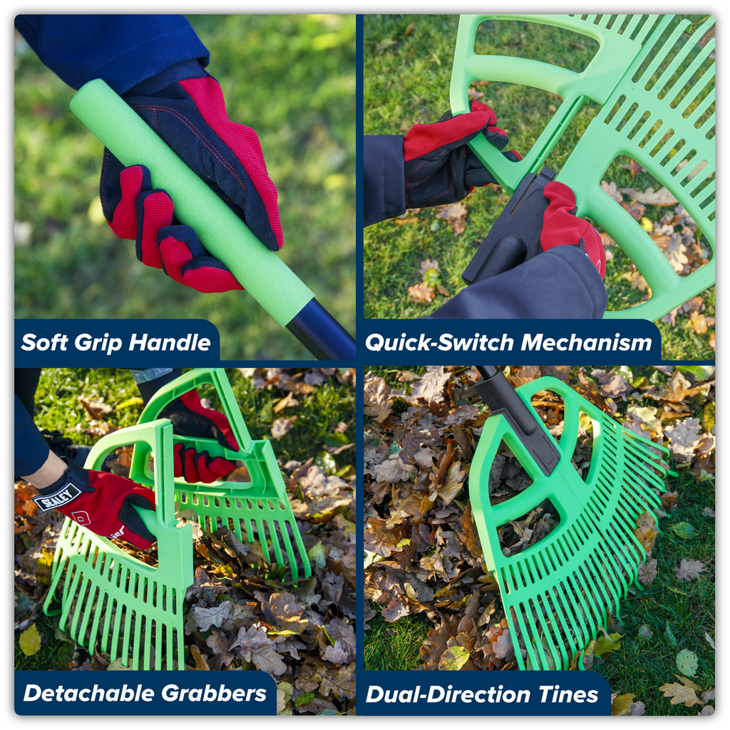 2-in-1 Rake & Leaf Grabber GTLG2