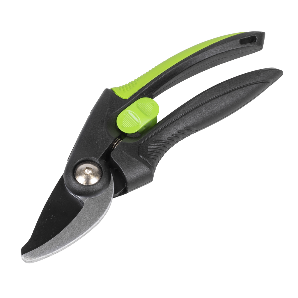Bypass Secateurs with Soft Grip Handle, Safety Lock & Carbon Steel Blade GTSG001