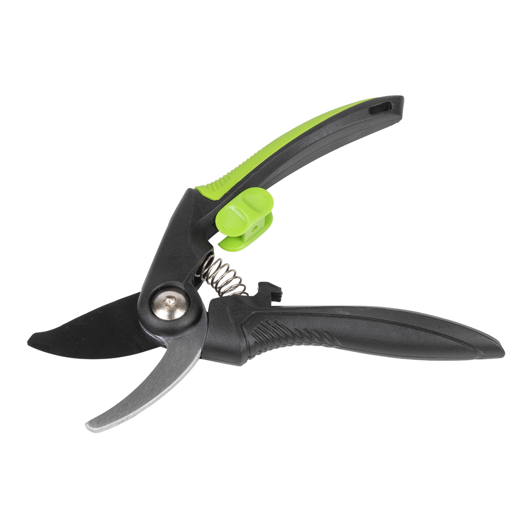 Bypass Secateurs with Soft Grip Handle, Safety Lock & Carbon Steel Blade GTSG001