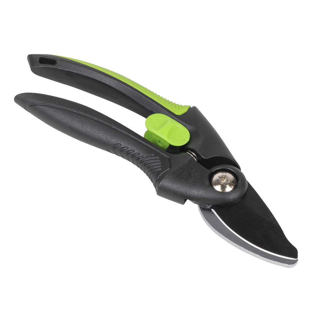 Bypass Secateurs with Soft Grip Handle, Safety Lock & Carbon Steel Blade GTSG001
