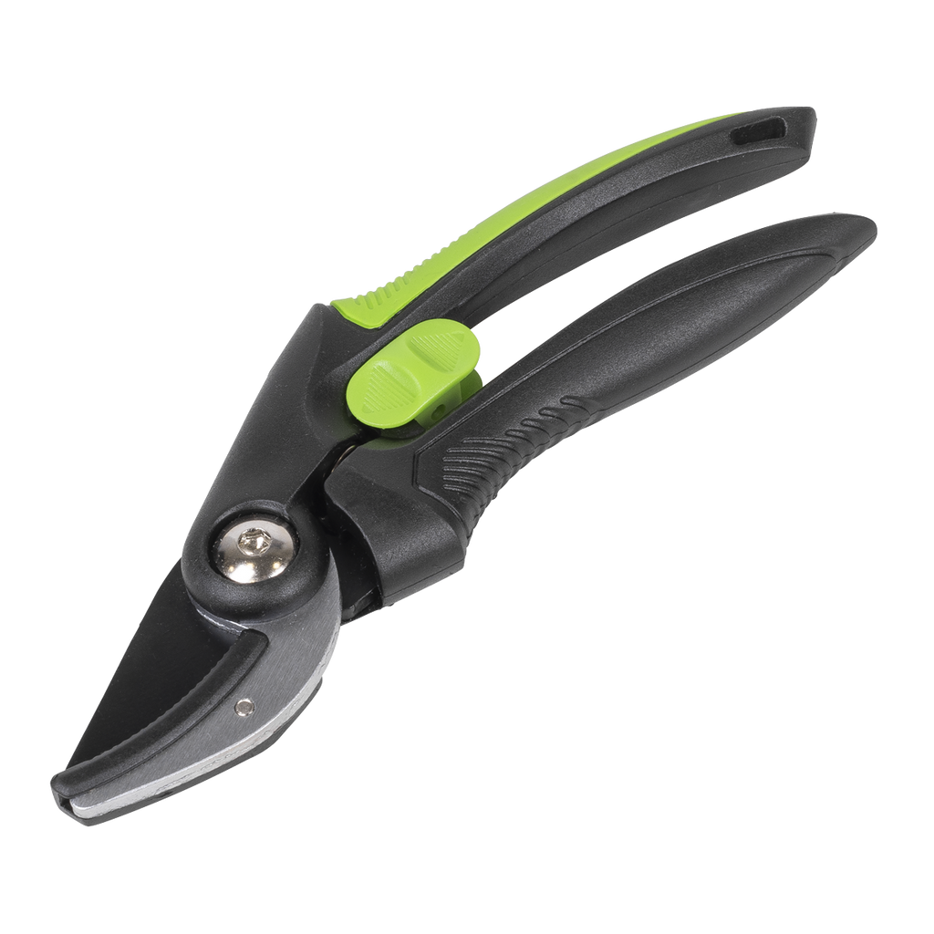 Anvil Secateurs with Soft Grip Handle, Safety Lock & Carbon Steel Blade GTSG002