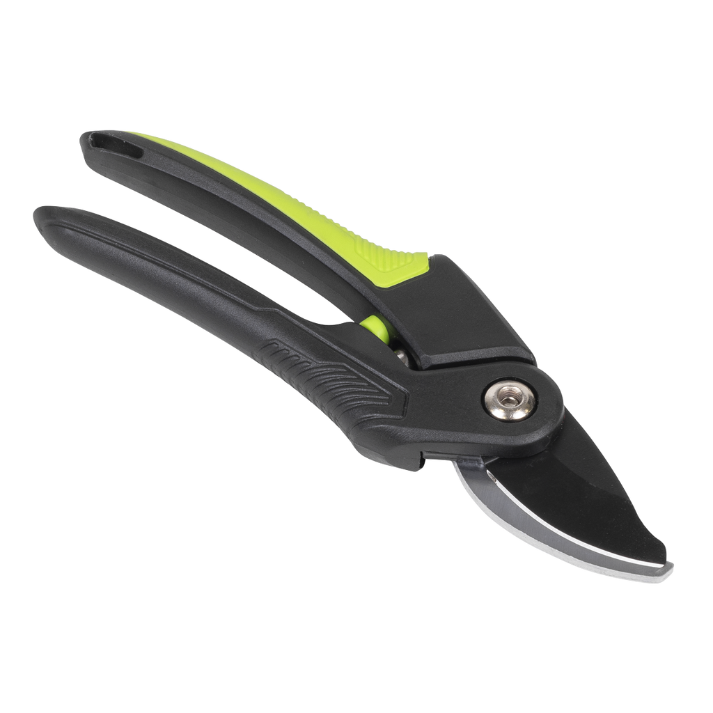 Bypass Secateurs with Soft Grip Handle, 3-Stage Safety Lock & Carbon Steel Blade GTSG004