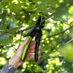 Anvil Secateurs with Soft Grip Handle, 3-Stage Safety Lock & Carbon Steel Blade GTSG005