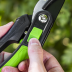 Anvil Secateurs with Soft Grip Handle, 3-Stage Safety Lock & Carbon Steel Blade GTSG005
