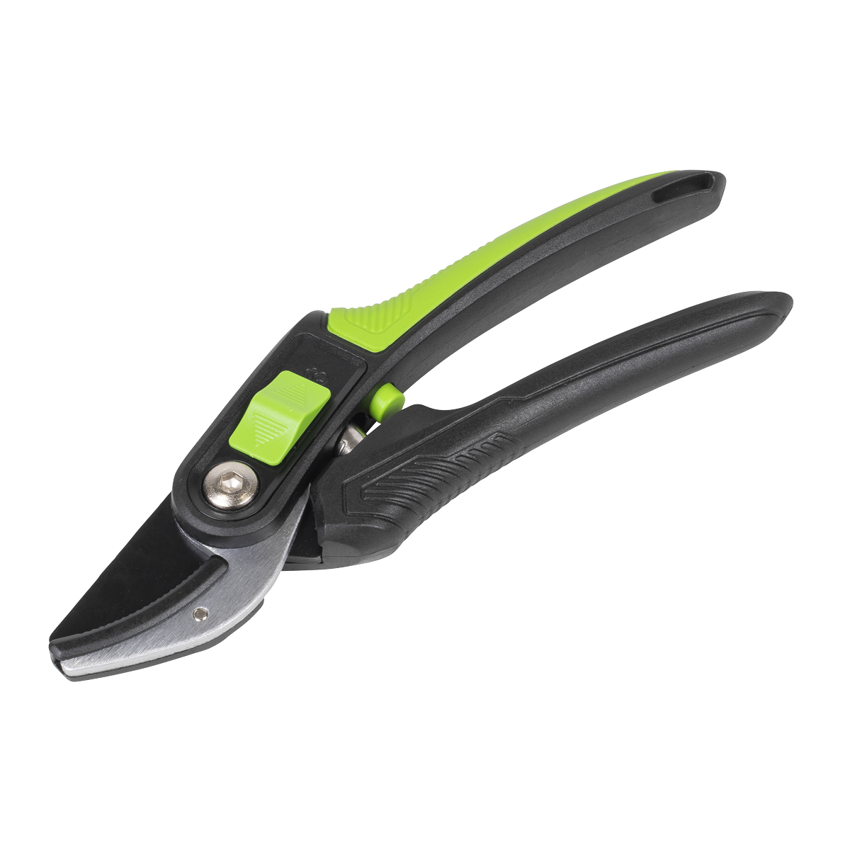 Anvil Secateurs with Soft Grip Handle, 3-Stage Safety Lock & Carbon Steel Blade GTSG005