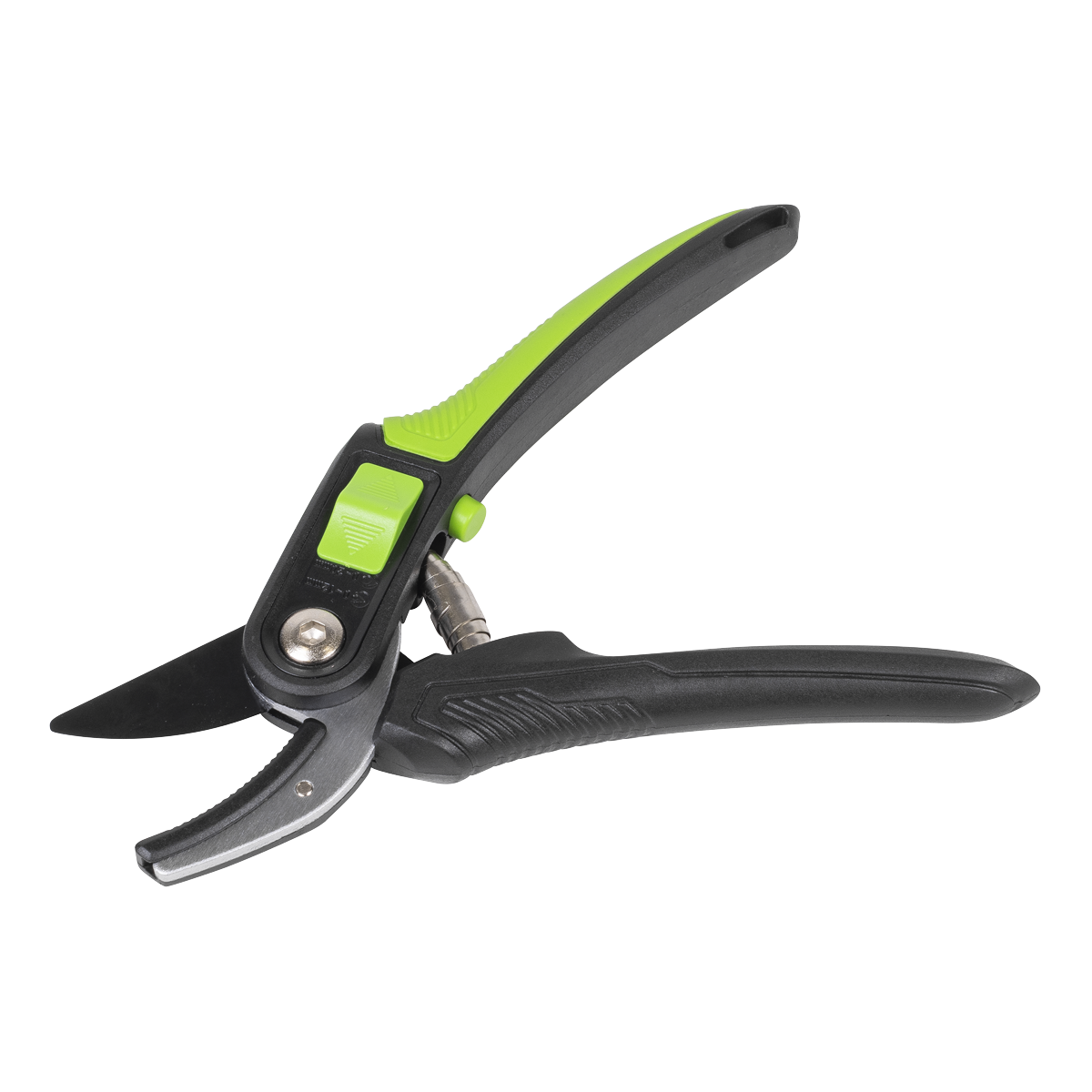 Anvil Secateurs with Soft Grip Handle, 3-Stage Safety Lock & Carbon Steel Blade GTSG005