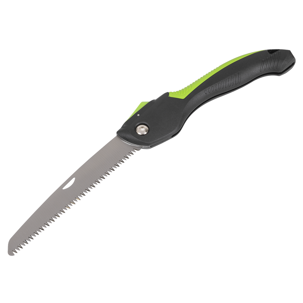 Folding Pruning Saw with Soft Grip Handle, 2 Cutting Positions & Carbon Steel Blade GTSG006