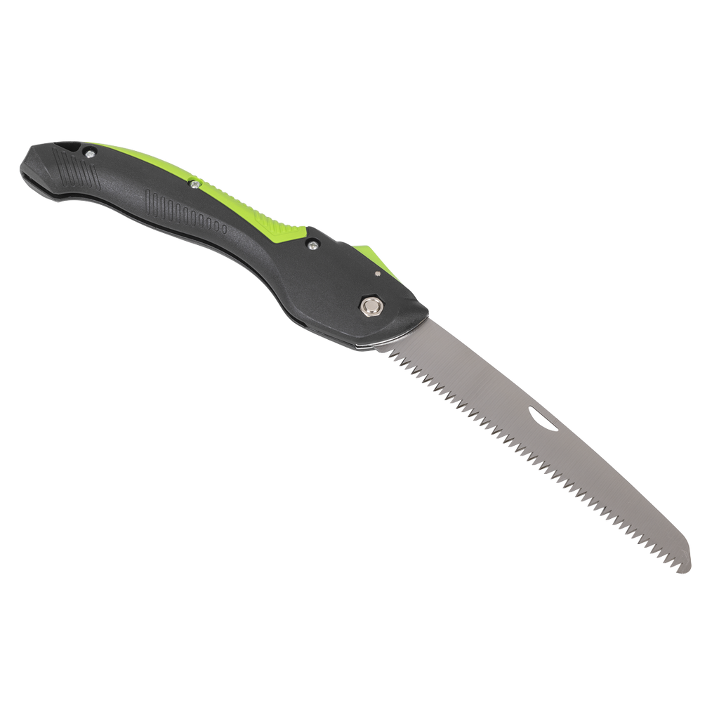 Folding Pruning Saw with Soft Grip Handle, 2 Cutting Positions & Carbon Steel Blade GTSG006