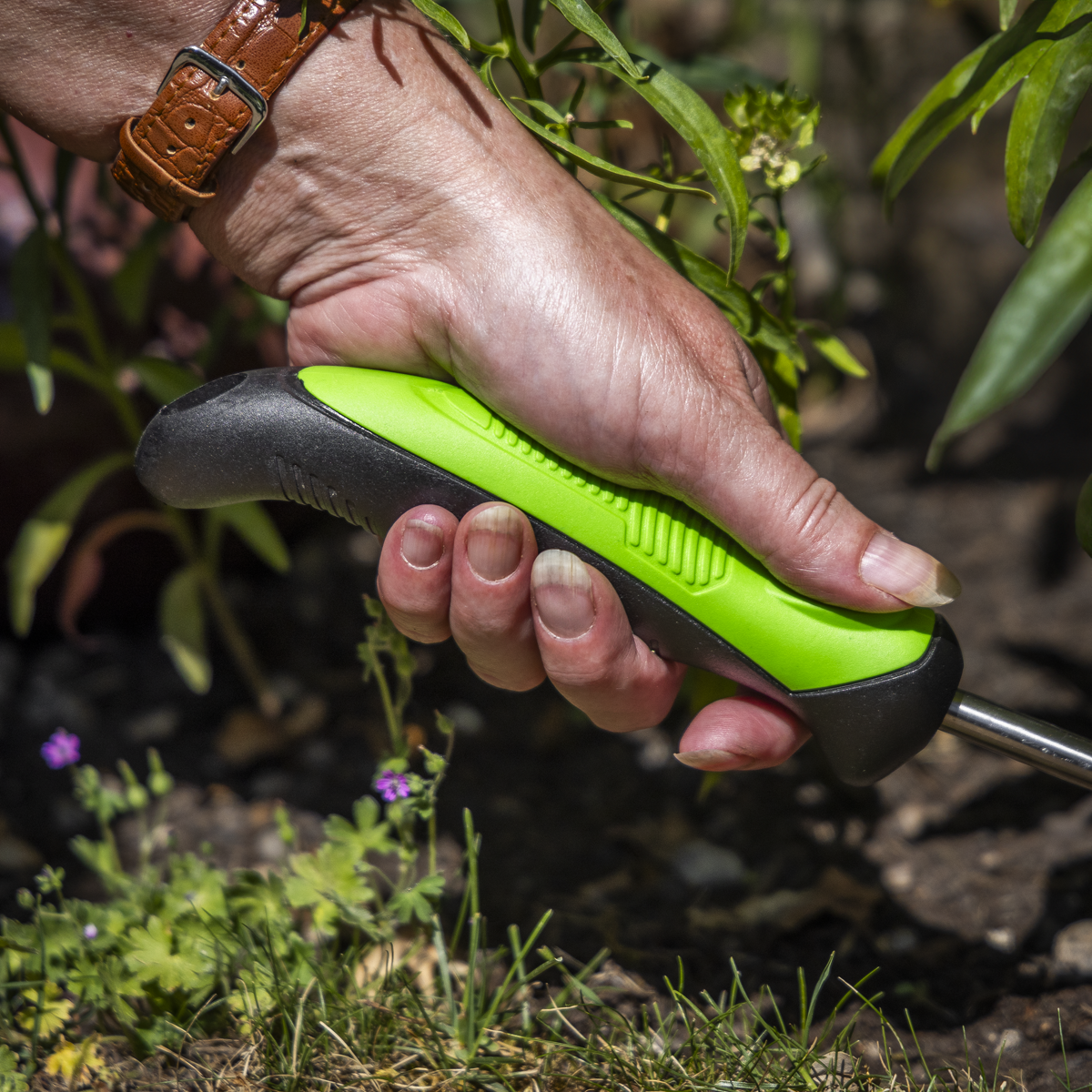 Hand Rake with Soft Grip Handle & Stainless Steel Tines 310mm GTSG010