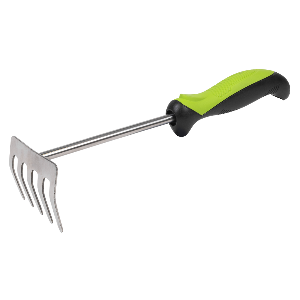 Hand Rake with Soft Grip Handle & Stainless Steel Tines 310mm GTSG010