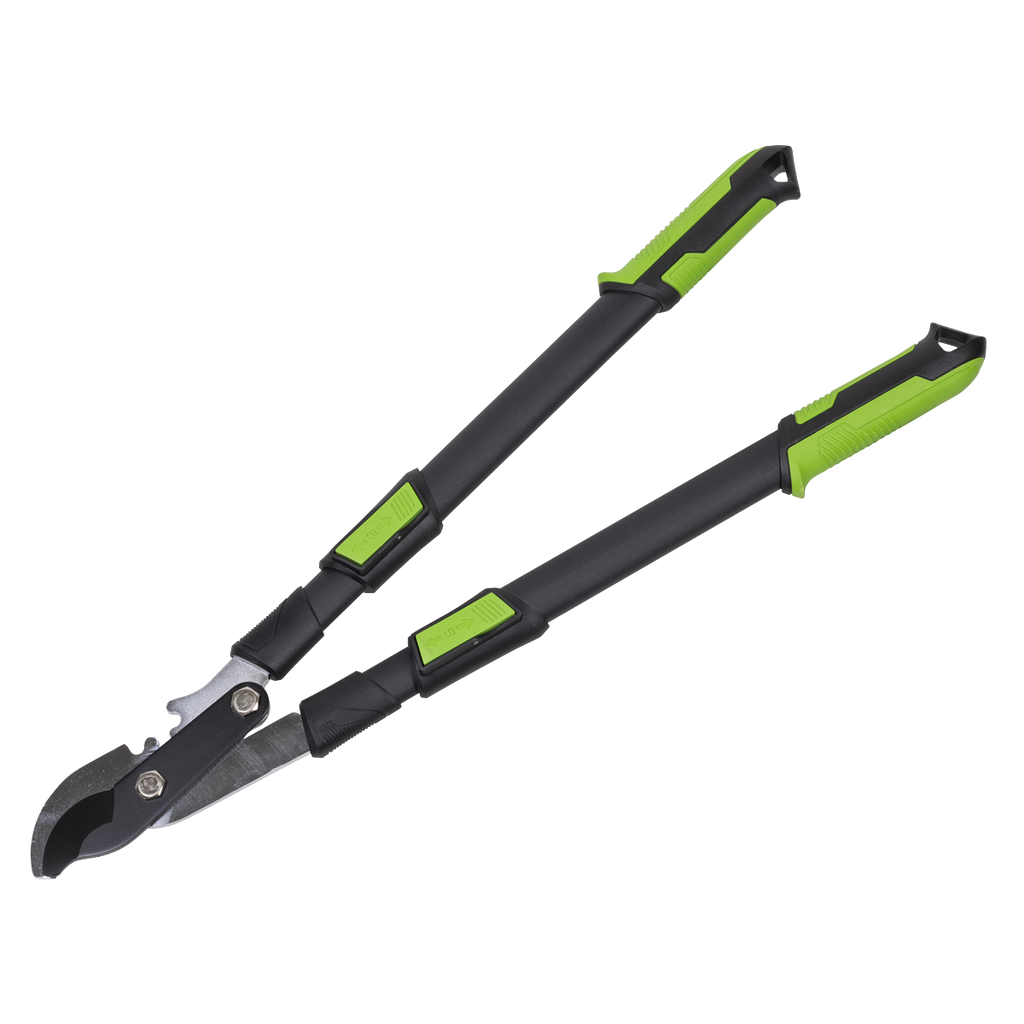 Telescopic Bypass Lopping Shears with Soft Grip Handle, Geared & Carbon Steel Blade GTSG016