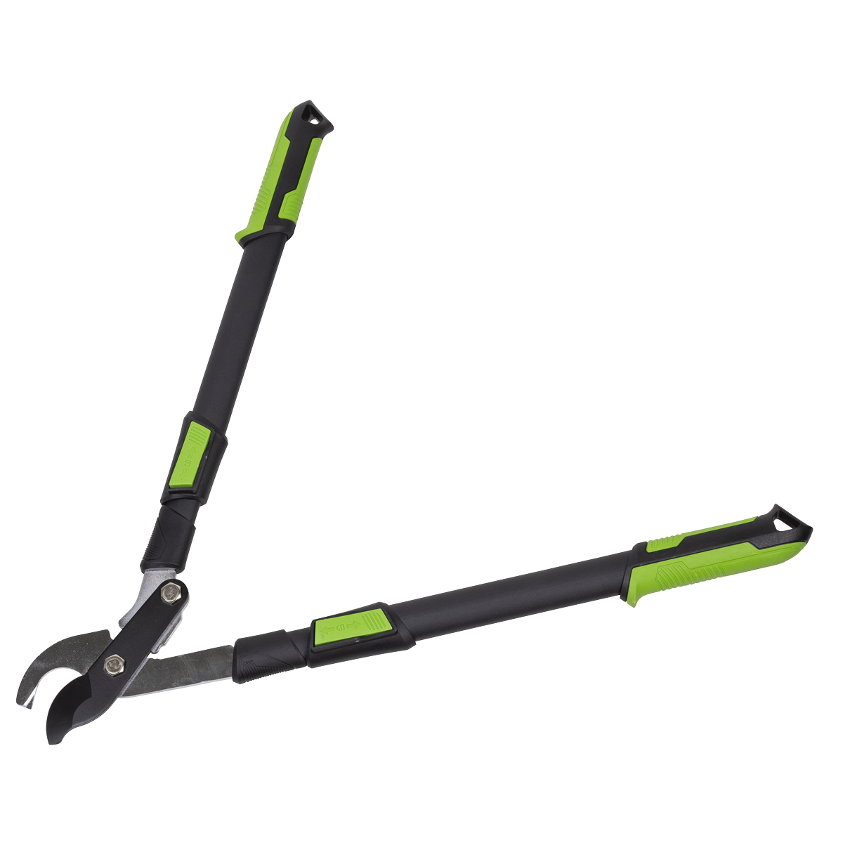 Telescopic Bypass Lopping Shears with Soft Grip Handle, Geared & Carbon Steel Blade GTSG016