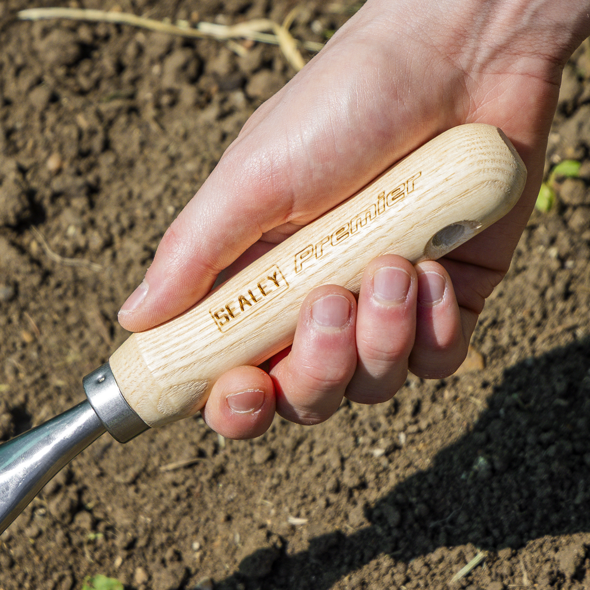 Leaf Hand Rake with Ash Handle & Stainless Steel Tines GTWH001