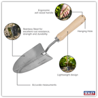 Hand Trowel with Ash Handle & Stainless Steel Blade GTWH003