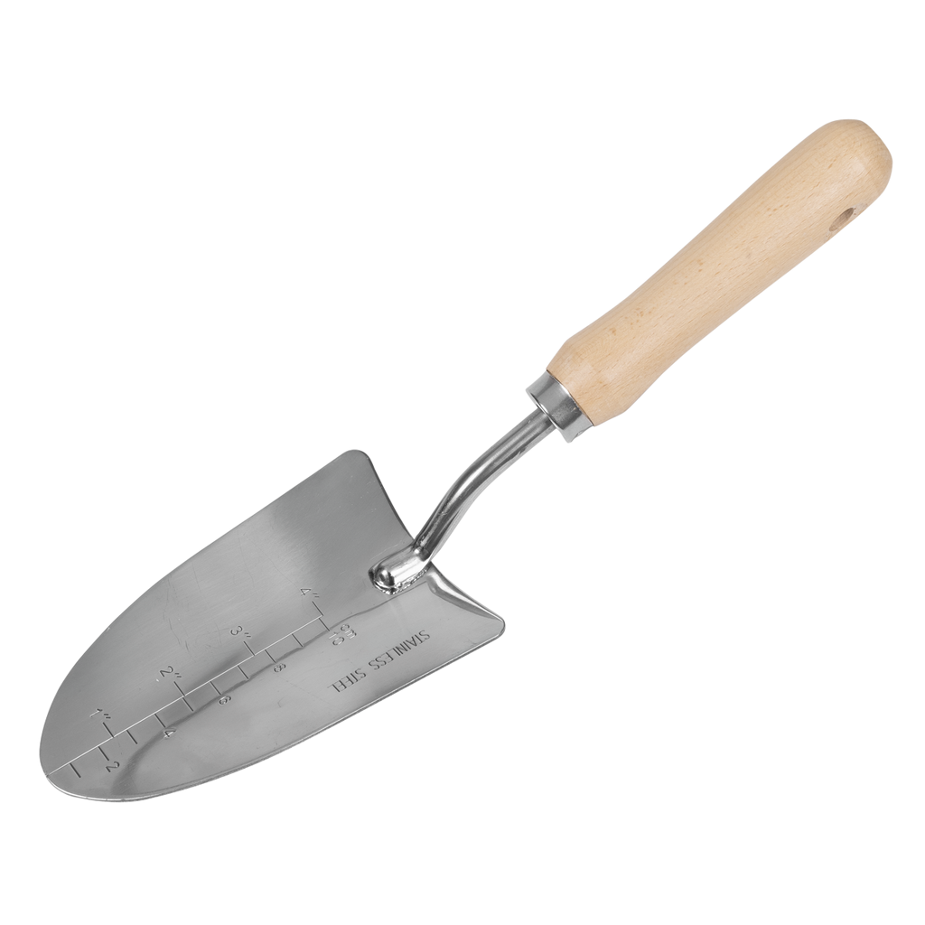Hand Trowel with Ash Handle & Stainless Steel Blade GTWH003