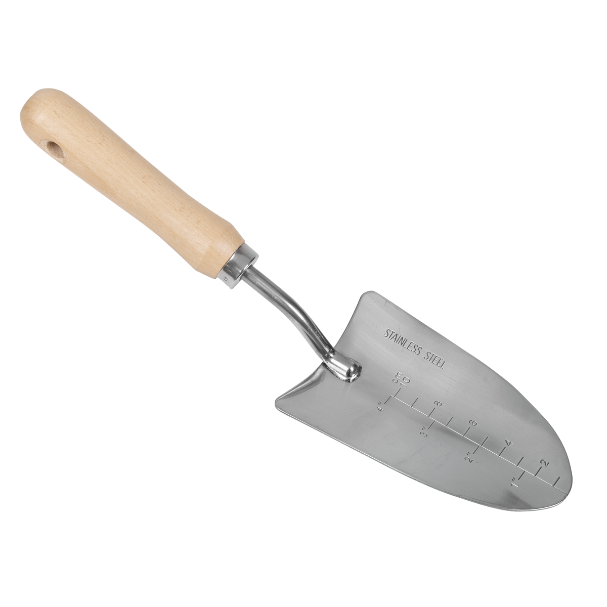 Hand Trowel with Ash Handle & Stainless Steel Blade GTWH003