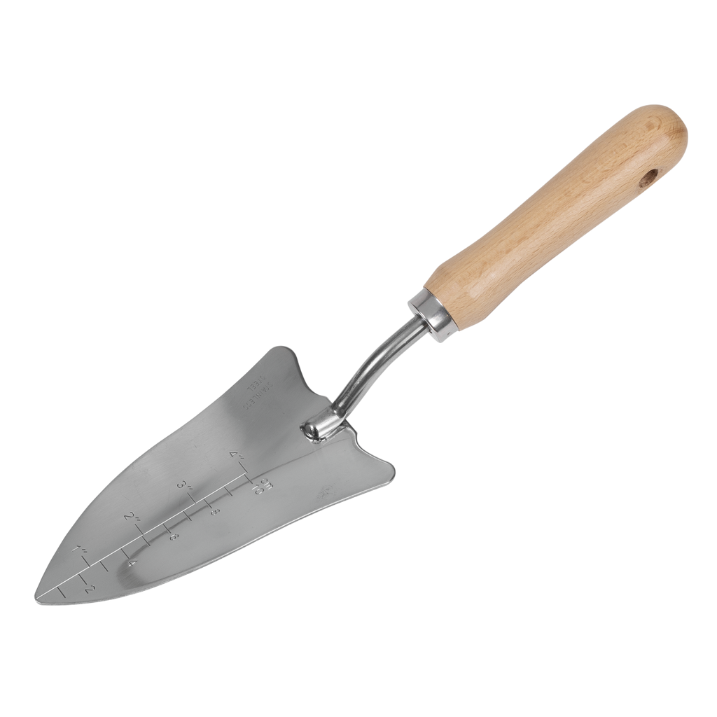 Slim Head Trowel with Ash Handle & Stainless Steel Blade GTWH004