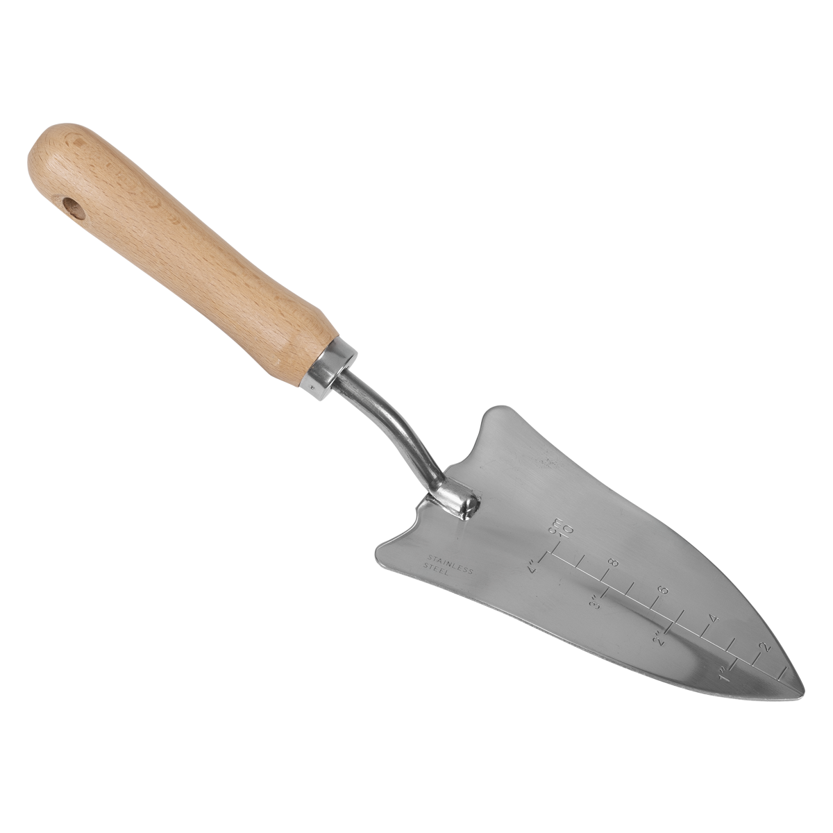 Slim Head Trowel with Ash Handle & Stainless Steel Blade GTWH004