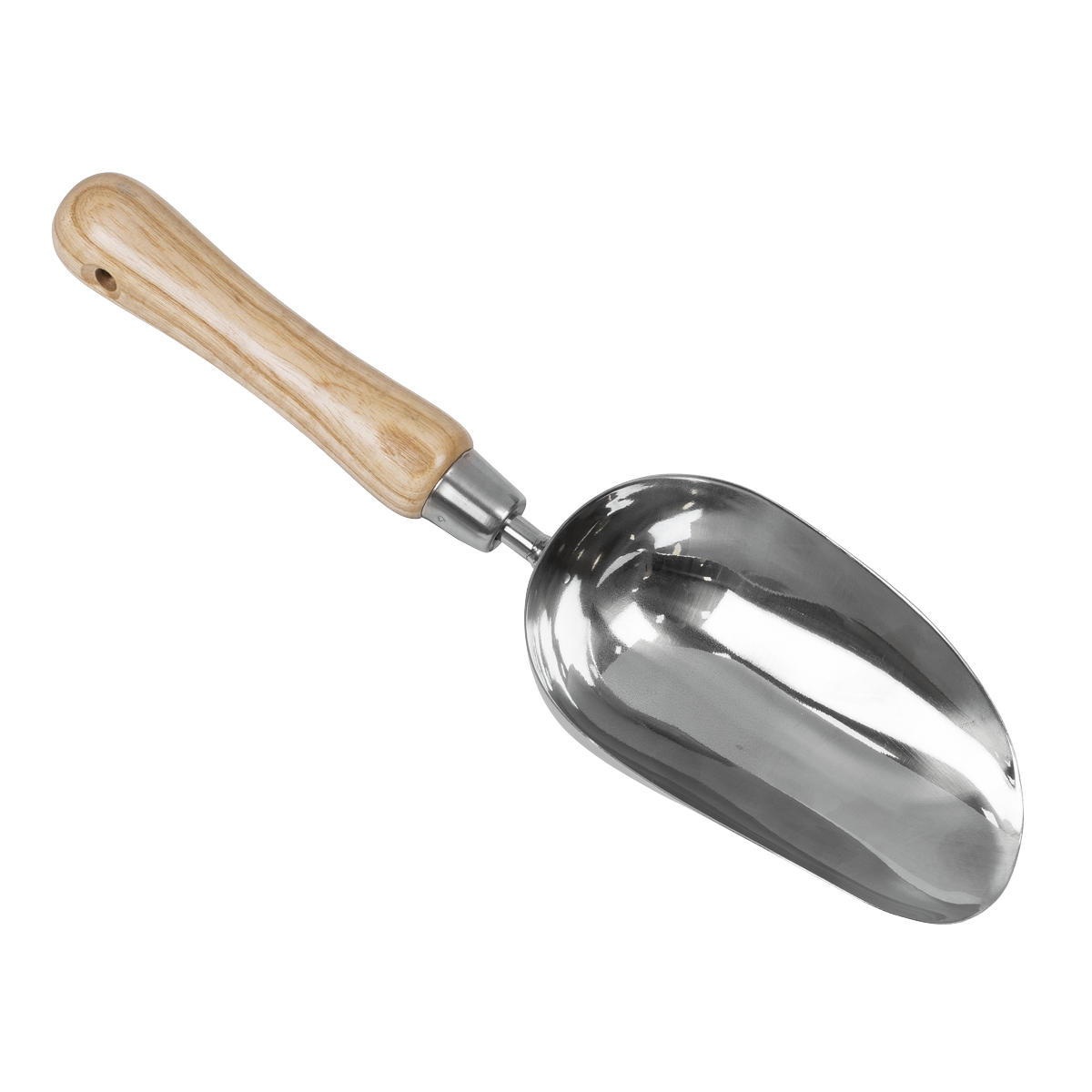 Garden Scoop with Ash Handle & Stainless Steel Head GTWH006