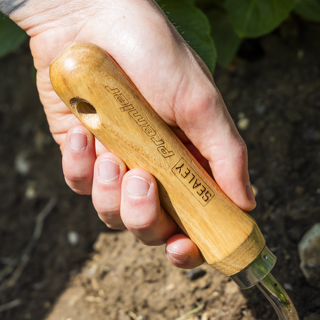 Garden Hand Fork with Ash Handle & Stainless Steel Tines GTWH007