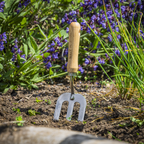 Garden Hand Fork with Ash Handle & Stainless Steel Tines GTWH007