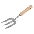 Garden Hand Fork with Ash Handle & Stainless Steel Tines GTWH007