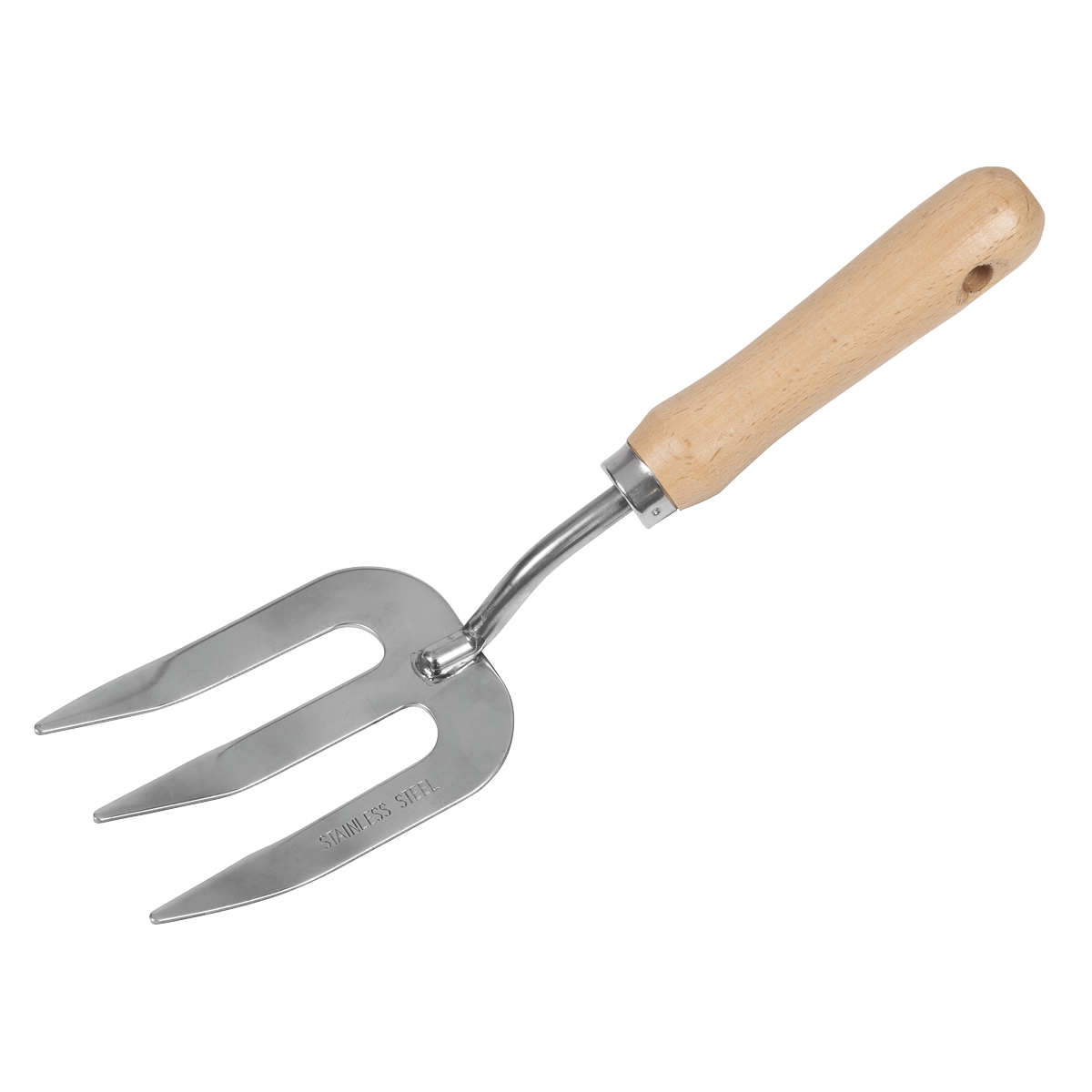 Garden Hand Fork with Ash Handle & Stainless Steel Tines GTWH007
