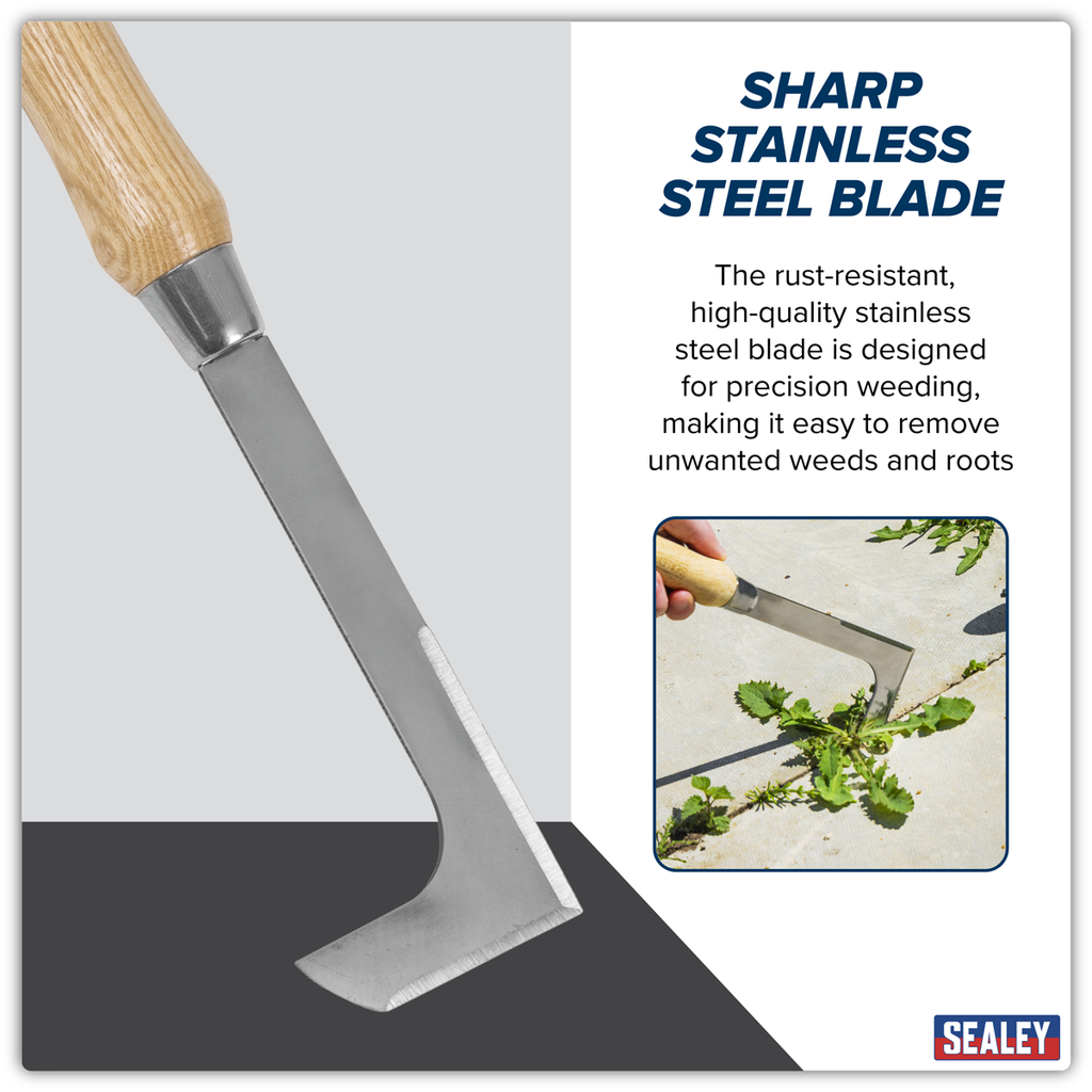Weeding Knife with Ash Handle & Stainless Steel Blade GTWH009