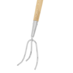 Garden Cultivator with Ash Handle & Stainless Steel Tines GTWH012