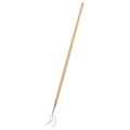Garden Cultivator with Ash Handle & Stainless Steel Tines GTWH012